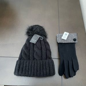 Winter hat and gloves